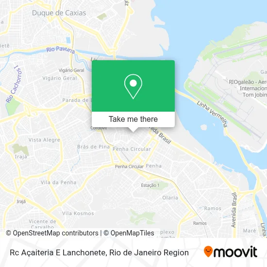 Rc Açaiteria E Lanchonete map