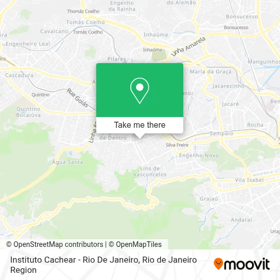 Instituto Cachear - Rio De Janeiro map
