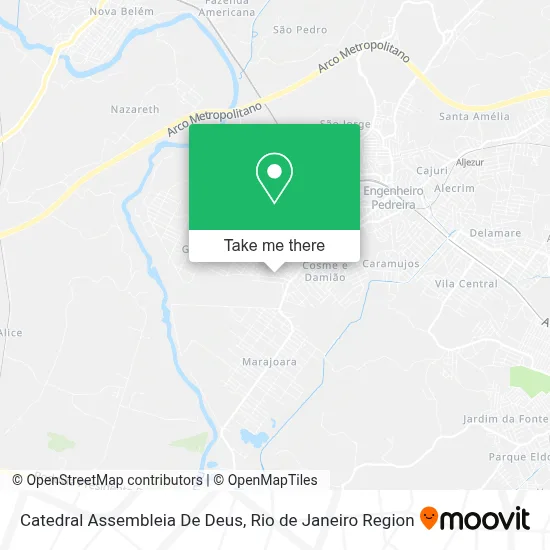 Catedral Assembleia De Deus map