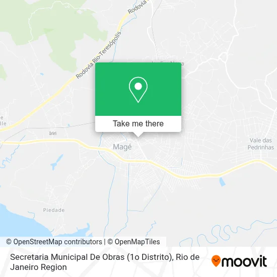 Secretaria Municipal De Obras (1o Distrito) map