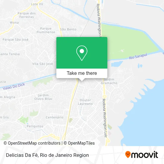 Delicias Da Fê map