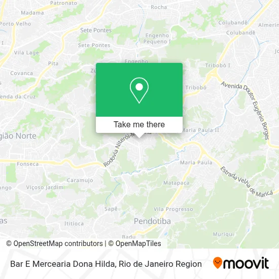 Bar E Mercearia Dona Hilda map