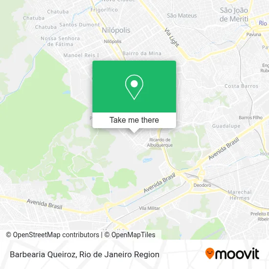 Barbearia Queiroz map