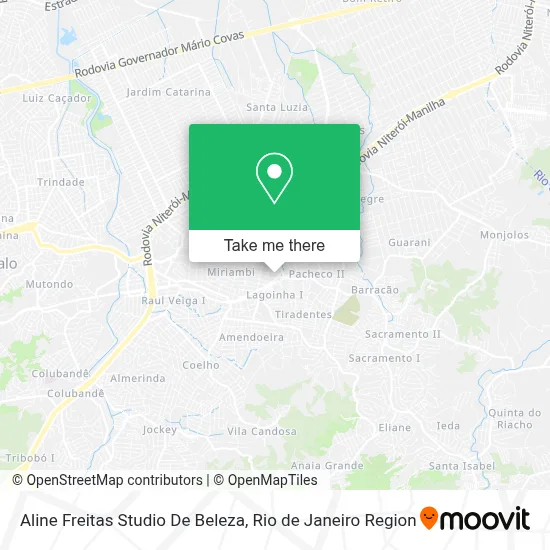 Aline Freitas Studio De Beleza map