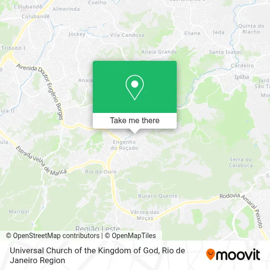 Igreja Universal Do Reino De Deus map