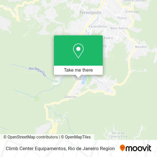 Climb Center Equipamentos map