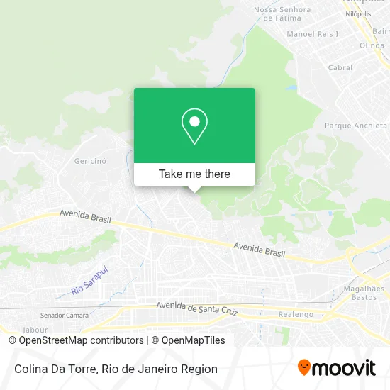 Colina Da Torre map