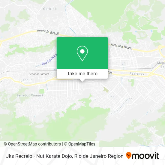 Jks Recreio - Nut Karate Dojo map