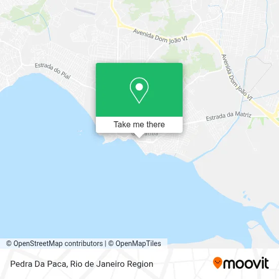 Pedra Da Paca map