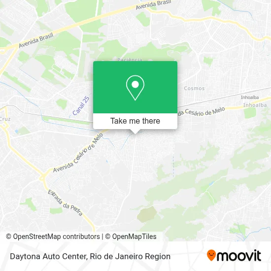 Daytona Auto Center map