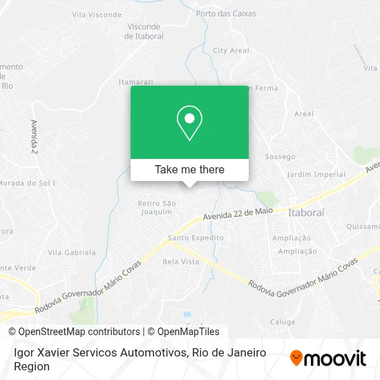 Igor Xavier Servicos Automotivos map