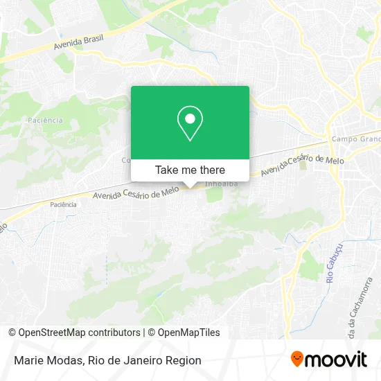 Marie Modas map