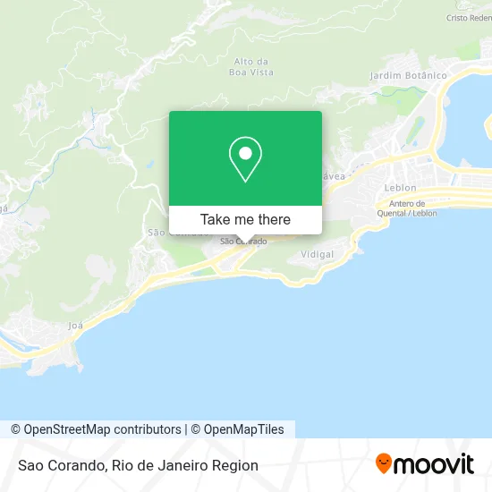 Sao Corando map