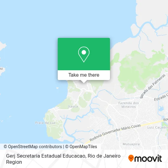 Gerj Secretaria Estadual Educacao map