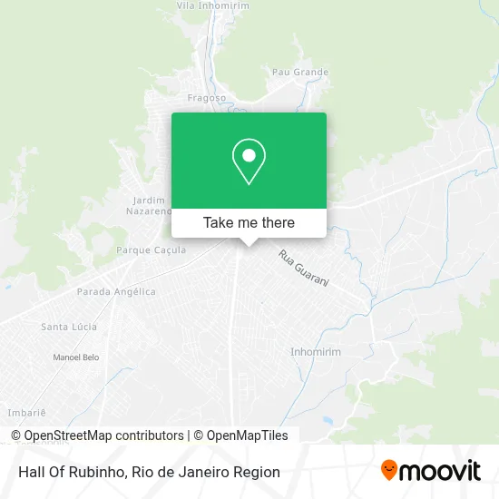Hall Of Rubinho map