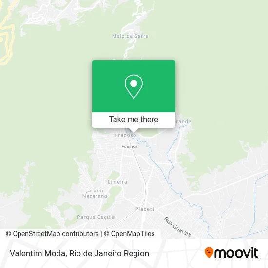 Valentim Moda map