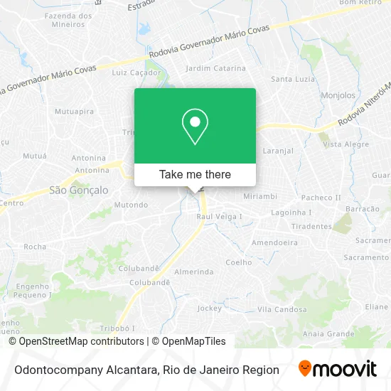 Odontocompany Alcantara map