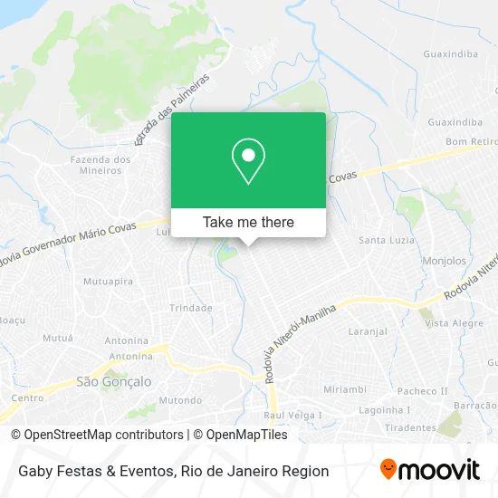 Gaby Festas & Eventos map
