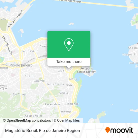 Magistério Brasil map