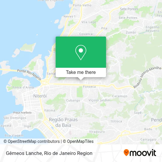 Gêmeos Lanche map