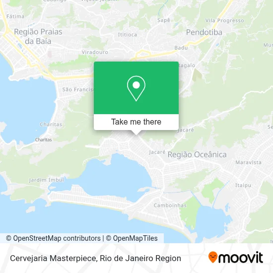 Cervejaria Masterpiece map