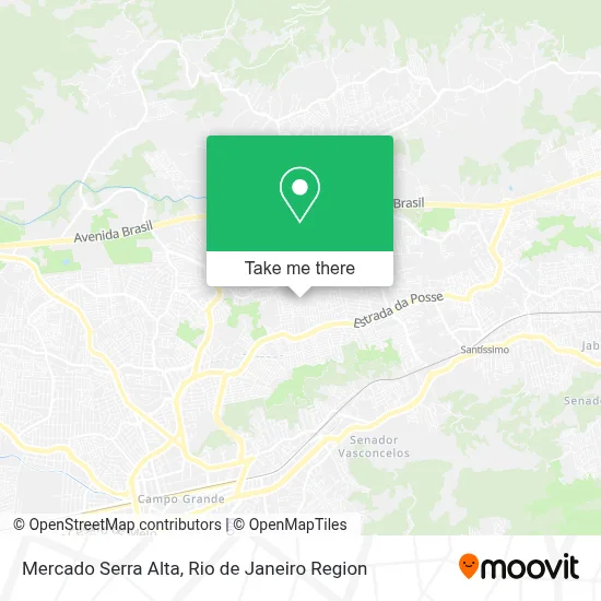 Mercado Serra Alta map