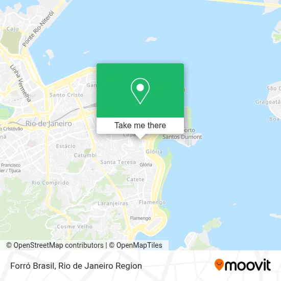 Forró Brasil map