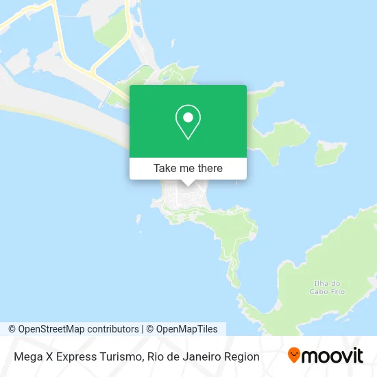 Mega X Express Turismo map