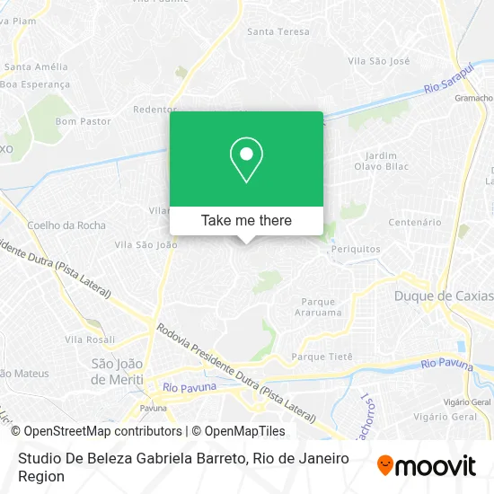 Studio De Beleza Gabriela Barreto map