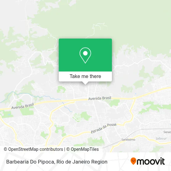 Barbearia Do Pipoca map