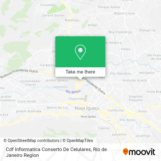 Cdf Informatica Conserto De Celulares map