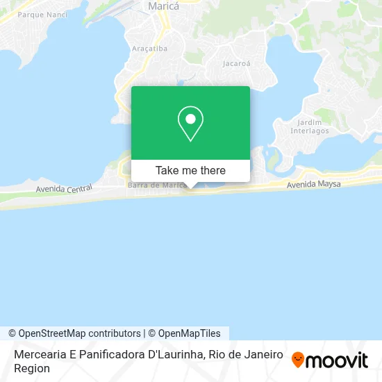 Mercearia E Panificadora D'Laurinha map