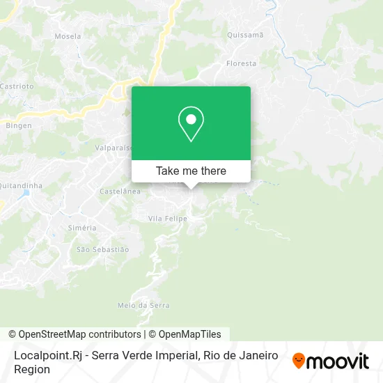 Localpoint.Rj - Serra Verde Imperial map