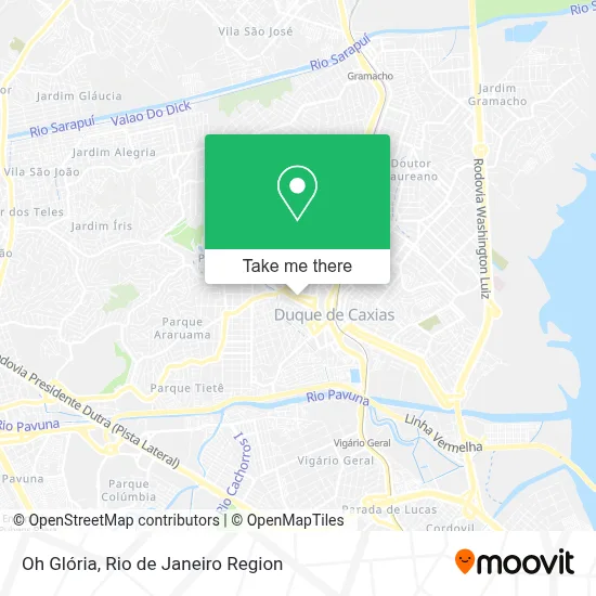 Oh Glória map