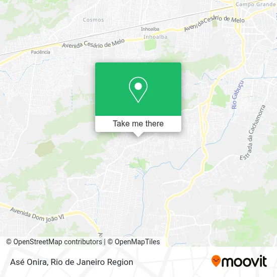 Asé Onira map