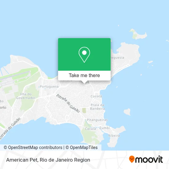 American Pet map