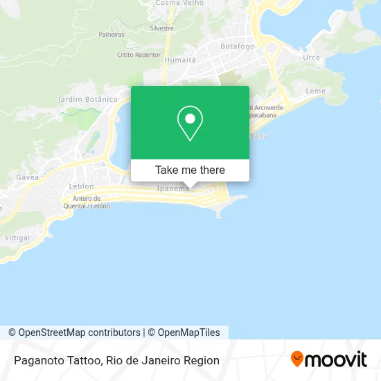 Paganoto Tattoo map