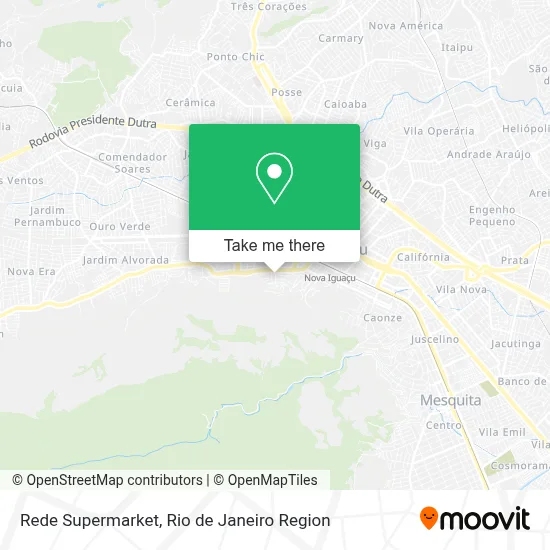 Rede Supermarket map