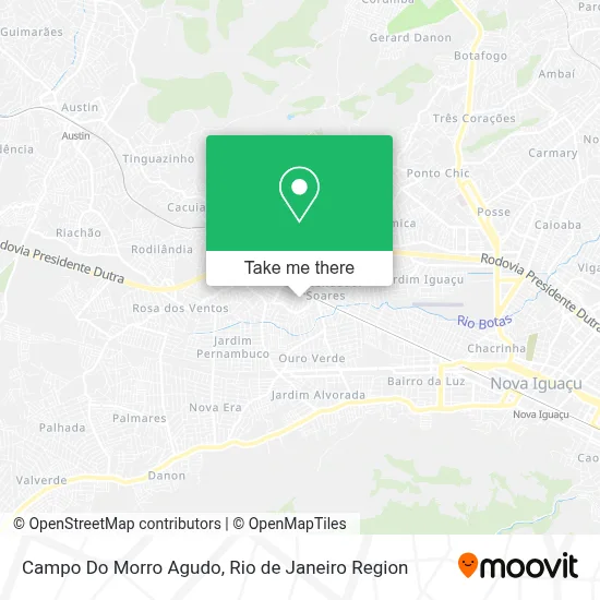 Campo Do Morro Agudo map