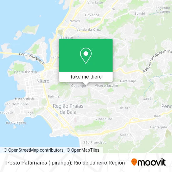 Posto Patamares (Ipiranga) map