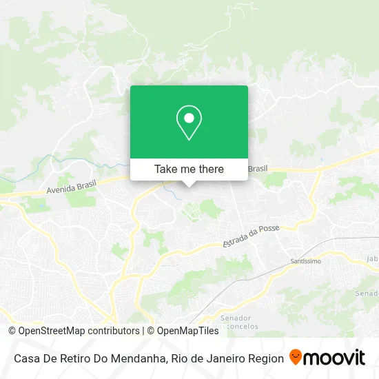 Casa De Retiro Do Mendanha map