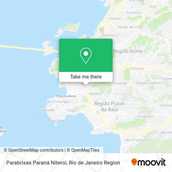 Parabrisas Paraná Niteroi map