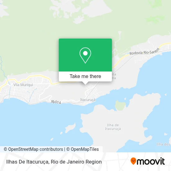 Ilhas De Itacuruça map