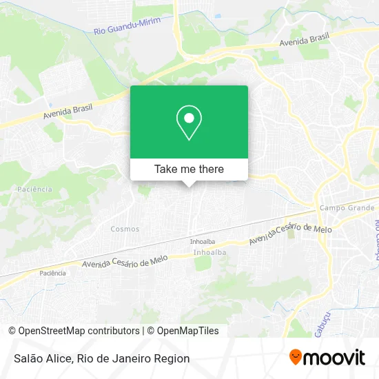 Salão Alice map