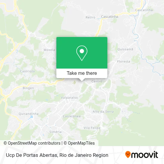 Ucp De Portas Abertas map