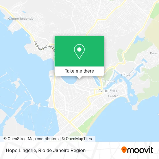Hope Lingerie map