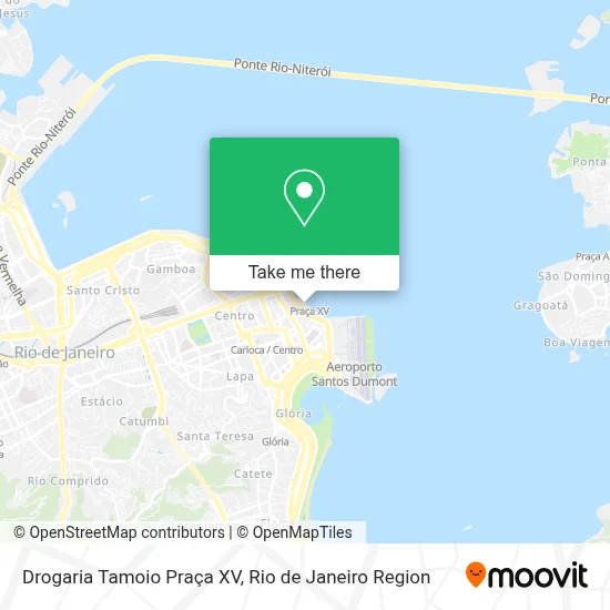 Drogaria Tamoio Praça XV map