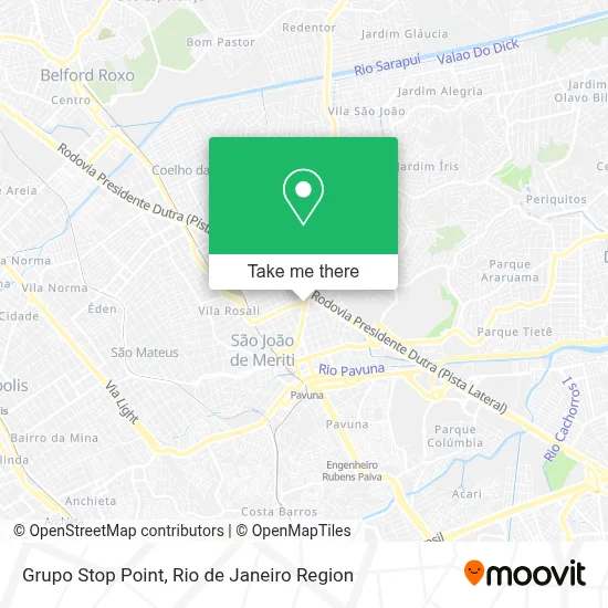 Grupo Stop Point map