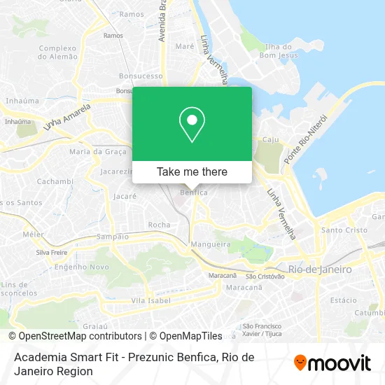Academia Smart Fit - Prezunic Benfica map