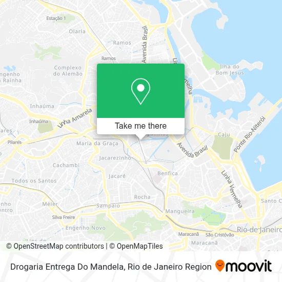 Drogaria Entrega Do Mandela map